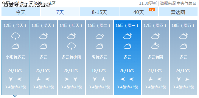 嘉峪关村委会天气预报更新通知